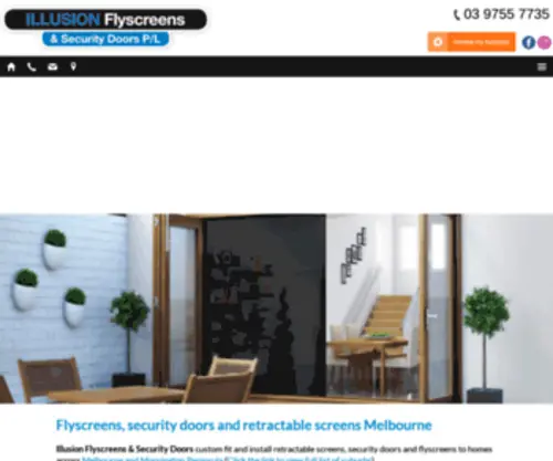 Illusionflyscreens.com.au(Illusionflyscreens) Screenshot