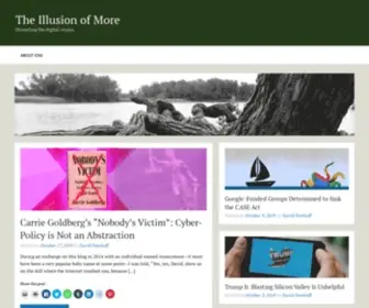 Illusionofmore.com(The Illusion of More) Screenshot