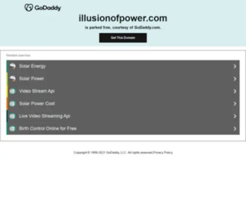 Illusionofpower.com(Illusion of Power) Screenshot