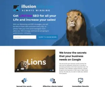 Illusionseo.com(Account Temporary On Hold) Screenshot