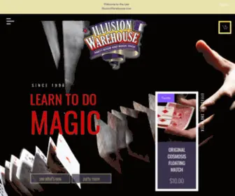 Illusionwarehouse.com(Illusion Warehouse) Screenshot