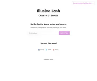 Illusivelash.com(Premium Magnetic False Eyelashes) Screenshot