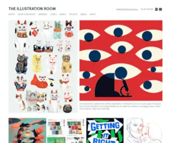 Illustrationroom.com.au(We match clients with artists for the creation of original illustrated artwork) Screenshot