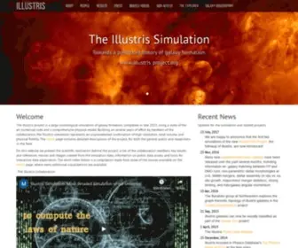 Illustris-Project.org(Illustris) Screenshot