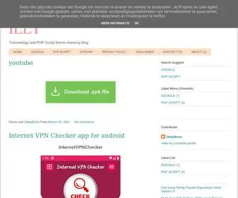 Illy.xyz(Teknowlogy and PHP Script theme shereing blog) Screenshot