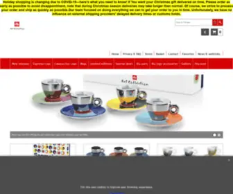 Illycups.nl(Dutch Illy art Collection site espresso cappuccino cups) Screenshot