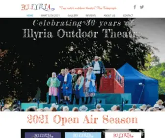 Illyria.co.uk(Illyria Outdoor Open Air Theatre Company 2020) Screenshot