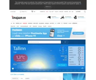 Ilmajaam.ee(Ilm Eestis ja maailmas) Screenshot