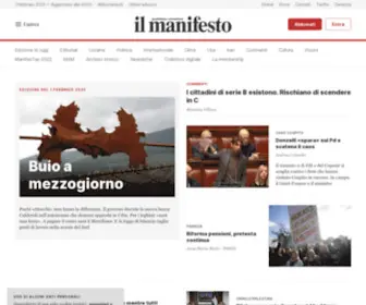Ilmanifesto.info(Il manifesto) Screenshot