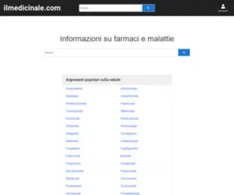 Ilmedicinale.com(Medicine uses) Screenshot