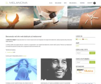 Ilmelanoma.com(La guida alla conoscenza del melanoma) Screenshot