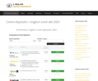 Ilmigliorcontodeposito.com(Conto Deposito) Screenshot