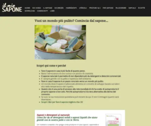 Ilmiosapone.it(Il Mio Sapone) Screenshot