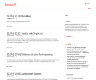 Ilmoitus24.fi(Ilmoitus 24) Screenshot