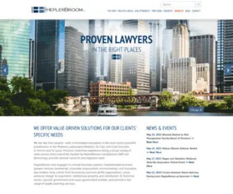 Ilmolaw.com(HeplerBroom Law Firm) Screenshot