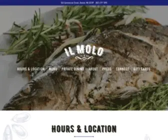 Ilmoloboston.com(Il Molo) Screenshot