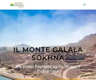 Ilmontegalalaainsokhna.com(IL Monte Galala Sokhna) Screenshot