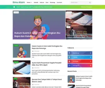 Ilmualam.com(Ilmu Alam) Screenshot