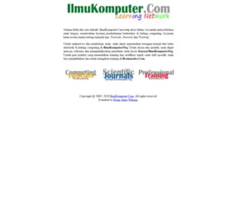 Ilmukomputer.com(Learning Network) Screenshot