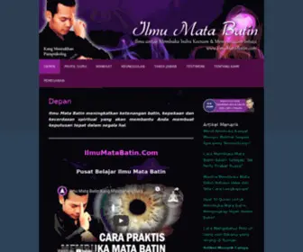 Ilmumatabatin.com(Cara Membuka Mata Batin bersama Kang Masrukhan Pakar Spiritual) Screenshot