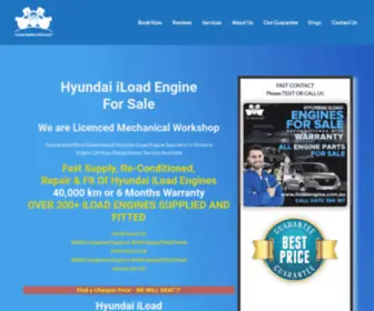 Iloadengine.com.au(Hyundai iLoad Engine) Screenshot