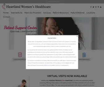 Ilobgyn.com(Heartland Women's Healthcare) Screenshot