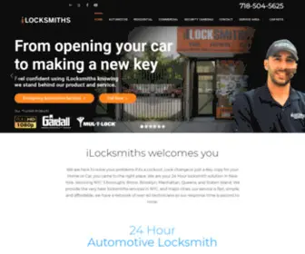 Ilocksmiths.com(Locksmiths in NY and surrouding areas) Screenshot