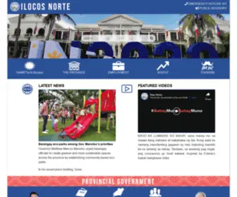 Ilocosnorte.gov.ph(Ilocos Norte) Screenshot