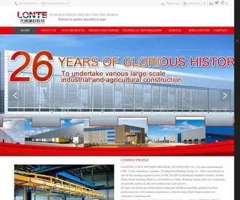 Ilonte.com(Liaoning Lonte Building Material Technology) Screenshot