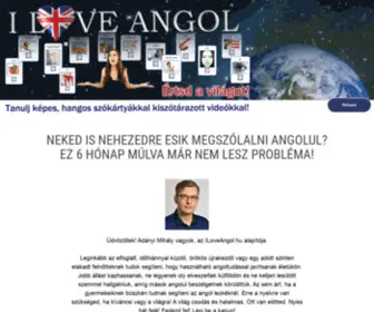 Iloveangol.hu(Online) Screenshot