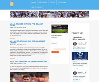 Iloveastonvilla.net(Iloveastonvilla) Screenshot