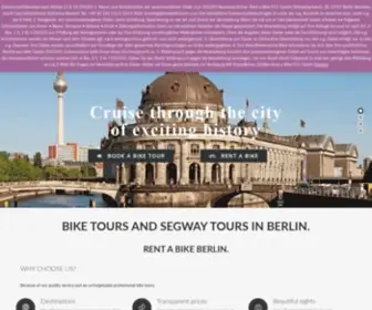 Iloveberlintours.com(Private Guided Bike Tours) Screenshot