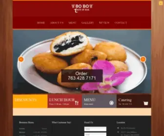 Ilovebobo.net(Asian cuisine) Screenshot