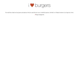 Iloveburgers.com(I Love Burgers) Screenshot