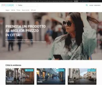 Ilovecomm.com(Inizia sul web il tuo shopping in citt) Screenshot
