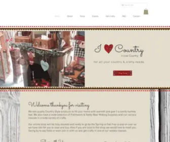 Ilovecountry.com.au(Patchwork Classes Port Macquarie NSW) Screenshot