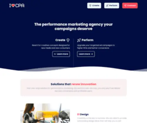 IlovecPa.com(Performance Marketing) Screenshot