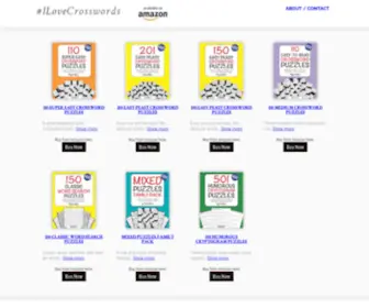 Ilovecrosswords.com(Ilovecrosswords Crossword Puzzles by Myles Mellor) Screenshot