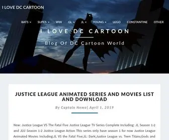 Ilovedccartoon.com(See related links to what you are looking for) Screenshot