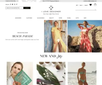 Ilovedesigner.com(Luxury fashion and lifestyle portal) Screenshot