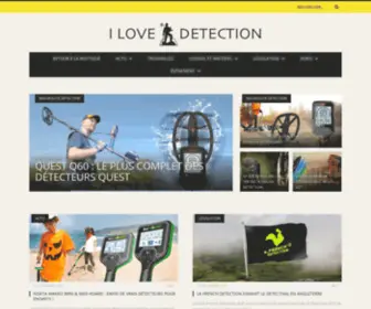 Ilovedetection.com(Détecteurs de métaux) Screenshot