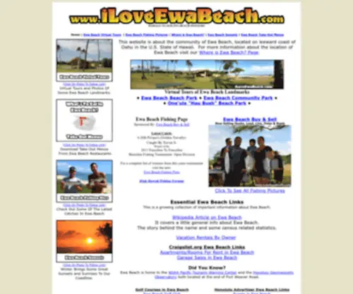 Iloveewabeach.com(I Love Ewa Beach) Screenshot
