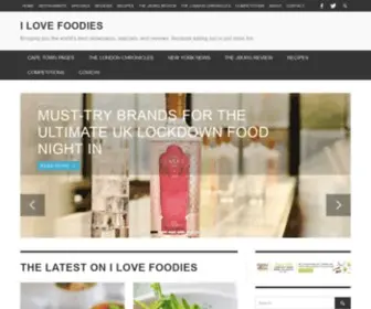 Ilovefoodies.com(I Love Foodies) Screenshot