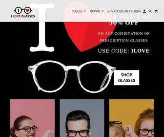 Iloveglasses.com(Prescription Eyeglasses) Screenshot