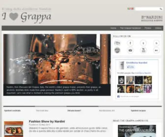 Ilovegrappa.com(Ilovegrappa) Screenshot