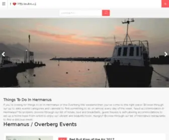 Ilovehermanus.co.za(I Love Hermanus) Screenshot