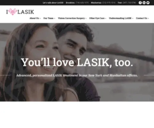 Ilovelasik.com(LASIK Brooklyn) Screenshot