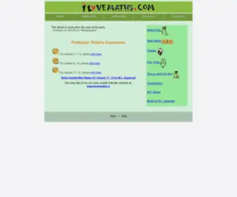 Ilovemaths.com(I Love Maths) Screenshot