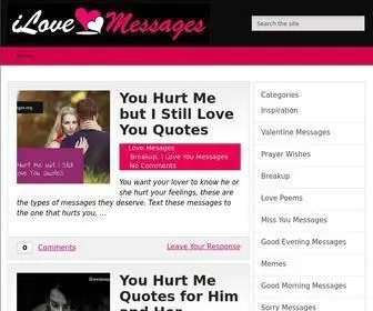 Ilovemessages.org Screenshot