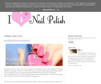 Ilovenailpolish.ca(A Nail Polish and Beauty Blog) Screenshot